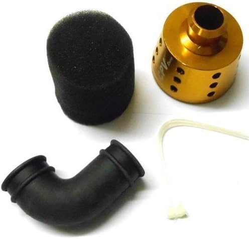 51711A 1/8 Alloy Taper RC Nitro Engine Air Filter Gold