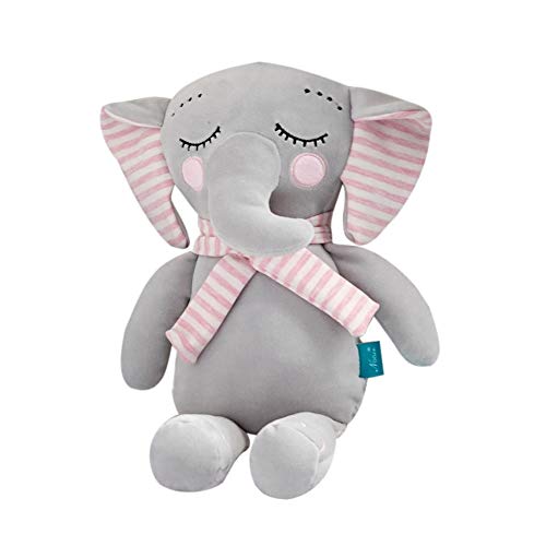TianranRT Elephant Cartoon Plush Toy Cute Elephant Doll Stuffed Interactive Toy (S,M), Pink