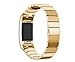 Produktbild Fitbit Charge 2 Armband,SongNi® Stainless Steel Bracelet Smart Watch Armband Strap For Fitbit Charge 2(Gold 1)