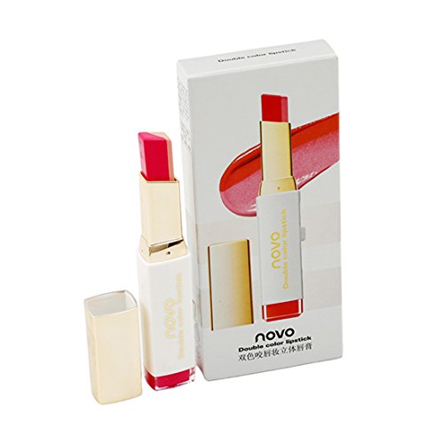 VWH Doppelfarben langlebige Matte Lipgloss Lippenstift Kosmetik - 2