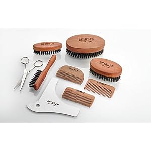Premium beard brush/hair brush | soothing beard care with tiered boar bristles | stimulates blood circulation/beard… - Image 9