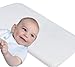 Baby Pillow Memory Foam: Flat Head Prevention, Air Flow Moisture Reduction Material, Suitable For Cot Bed, Excellent Support, Includes Easy Wash Pillow Case