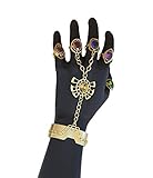 ➤ Die Ringe sind verstellbar, unter den Ringen befindet sich ein Spalt. Sie müssen den Ringkreis einklemmen, damit er mit Ihren Fingern übereinstimmt.