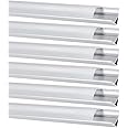 Jirvyuk Aluminum Profile Led, 6 Pack 1m/3.3ft V Shape LED Channel and ...
