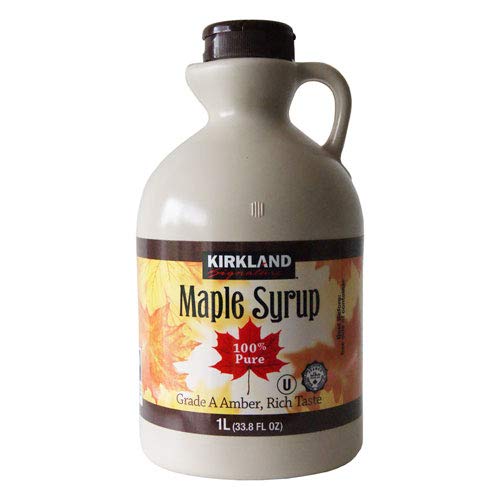 Kirkland Signature Canadian Maple Syrup - 1L - Grade A Amber