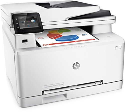 HP MFP M277dw LaserJet Pro Color Printer + Extra Full Set Of Original HP XL Inks (Black 2800, C,M,Y 2300 Pages)
