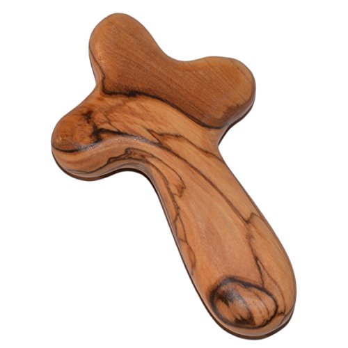 Holzkreuz - Handschmeichler Olivenholz Kreuz aus Bethlehem 5cm