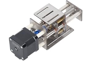 FAFEICY Stół Przesuwny CNC do Frezarek CNC z 60mm Skokiem i Silnikiem Krokowym - Precyzyjne Sterowanie, Łatwy Montaż