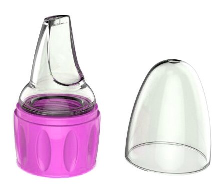 Nommy Ayuda Para Beber Rosa - 2 Tamaños De Rosca - Sin BPA - Adaptador Para Botellas Para Niños - Boquilla Para Botellas - Boquilla De Silicona - 1 Pieza