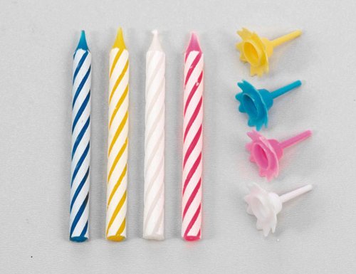 Preisvergleich Produktbild Star Tortenkerzen 24 Stück 8340