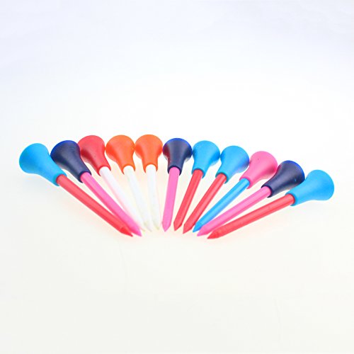 Crestgolf-3-14-inches-Mixed-Color-Rubber-Cushion-Top-Plastic-Golf-Tees-Plastic-Golf-Tee-with-Rubber-Headpack-of-50pcslot