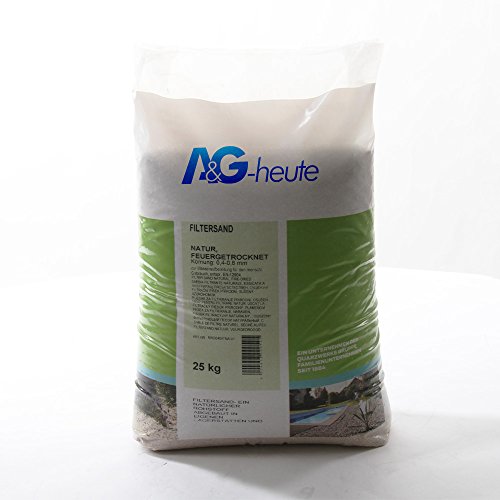 25Kg Filtersand 0.4-0.8 mm Poolfilter Quarzsand für Sandfilteranlage - 2