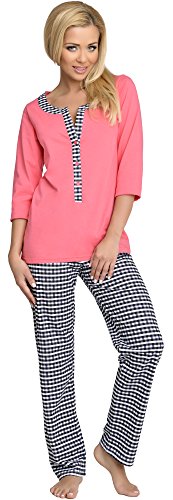 Be Mammy Maternity Pyjama Set Anette (Coral-1, S)