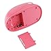 Mini USB and Battery Singel Finger Nail Lamp 3W Nail Dryer LED Curling Lamp Gel Polish Nail Art for Home Use Travel(Pink)