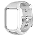 Produktbild JOHLYE Riemen für Uhren, Sep Silicagel-Armbanduhr STRAP 25 cm lang für TomTom 2/3 Series GPS Uhr, weiß