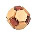 Produktbild JYJMHolz Intelligenz Spielzeug Chinesisch Gehirn Teaser Spiel 3D IQ Puzzle für Kinder Erwachsene Luban Schloss (B)