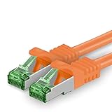 Cat.7 Netzwerkkabel verbindet Internet Wlan Router Repeater Telekom DSL Modem Fritzbox Notebook Laptop PC Computer Xbox Ps4 Drucker Printserver und alle Geräte mit Rj45 Anschluss