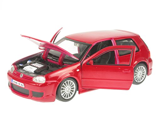 Preisvergleich Produktbild VW Golf 4 R32 rot Modellauto Maisto 1:24