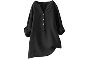 WILLBEST Womens Button Down Shirt Long Sleeve Dress Shirts Wrinkle Free Collar Formal Dress V Neck Blouses Tops