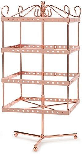 Darice Metal Jewelry Display Spinner 6 x 13-inch, Copper