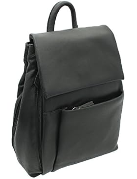 Ashlie Leder Rucksack mit Tragegriff, leicht, AC8202