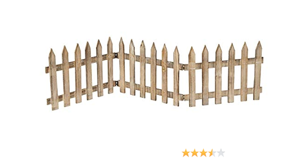 Deko Zaun Holz Zaun Jager Zaun 3 Zaunelemente A 40 Cm Zum Klappen 30 Cm Hoch Vintage Amazon De Kuche Haushalt