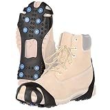 crampones botas Las lengüetas delanteras se abren mucho para que los crampones se adapten a botas de invierno y zapatos de trabajo