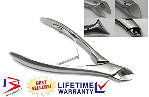 NEW Ingrowing Finger Toenail Clippers - Nippers Cutters *BEST QUALITY* FREE CASE!! GERMAN STAINLESS STEEL CHIROPODIST CHOICE