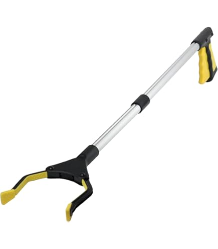 Pinza Per Pulizia Foglie Molyorch - Con Manico In Legno E Panno In Microfibra, 24.8 Cm - Per Piante Da Interno Ed Esterno - Foto 6