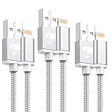 iphone 7 aux cable original [Velocidad de carga satisfactoria]: Aioneus cable iPhone está hecho de materiales de alta calidad. Admite la carga rápida y la transferencia de datos rápida (2.4 A ), ahorrándole tiempo.