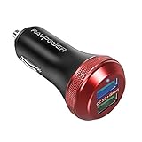 Praktisches Design zum einfachen Mitnehmen: Nutzen Sie die leichte und kompakte Bauweise, die kleiner als die meisten anderen Quick Charge 3.0 USB Ladegeräte auf dem Markt ist