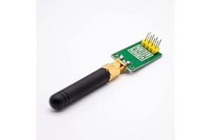 Elecbee Module Émetteur-récepteur sans Fil CC1101 433 MHz de Qualité Industrielle Longue Distance avec D'antenne,Adaptateur Breakout 3.3V Régulateur à Bord,Support pour 2 -FSK、GFSK MSK