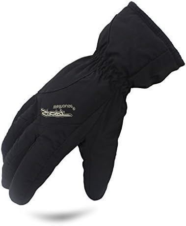 Mens Ski Gloves - YOPINDU Warm Winter Ski Gloves Waterproof Cold Weather Womens Boys Outdoor Sports Hiking Motorbicycle Snowboard Cycle Skiing Gloves