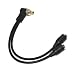 Produktbild Maxsimafoto - Blitz Sync Teiler Kabel 1 Teil-Stecker auf 2 Teil Buchse mit Schraubensicherung