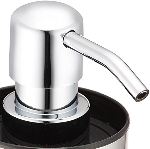 Wenko 21693100 Edelstahl Seifenspender Detroit, rostfrei, 8,7 x 16,3 x 6,3 cm, satiniert - 2
