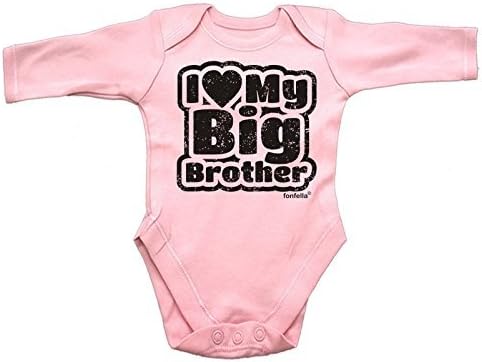 123tBaby I Love My Big Brother Babygrow Christmas s Funny Grow Novelty babygrows