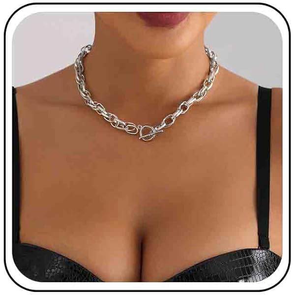 Collana E Orecchini Punk PPX BTS - Argento, Ciondolo Lucchetto, Cerchio Con Perno, Con Scatola Regalo - Foto 4