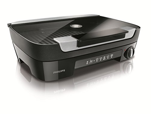 Philips HD6360/20 Tischgrill, Doppelplatte, Aroma- und Räucherei, Avance Collection - 5