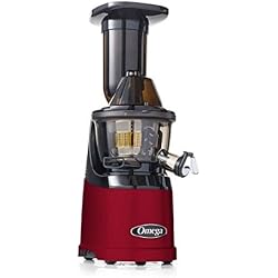 Omega MMV702R Extracteur de jus vertical Rouge 240 W