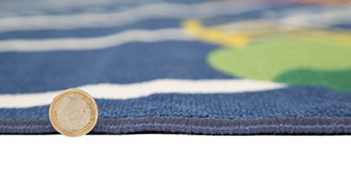 Kinder Teppich Planeten Design Farbe Multi grösse 100X190cm