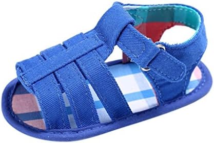 Baby Summer Shoes, ABsolutely Baby Newborn Sandals Shoes Baby Infant Kids Girl boys Soft Sole Crib Shoes (1.5, Blue)