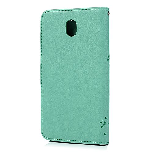 J7 Pro Lederh  lle YOKIRIN Wallet Case f  r Samsung Galaxy J7 Pro   J7 2017 J730  EU Ausgabe  Schutzh  lle Premium Druck Baum PU Leder Hardcase Handyh