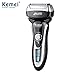 Produktbild Kemei Elektrorasierer Quick Charge ganzen Körper waschbar Kolben Elektrorasierer vier Klinge Rasieren für Männer LCD Display 5568