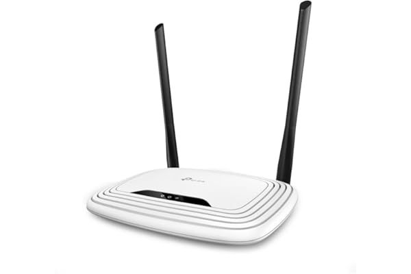 TP-Link TL-WR841N - WiFi4 N300 Router inalámbrico, 300 Mbps de Velocidad, Antenas de 5 dBi, Modo Multi, fácil de Usar, 4 Puertos LAN y 1 Puerto WAN de 10/100 Mbps, Blanco