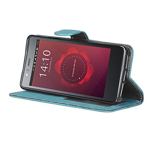 BQ Aquaris E4 5 4 5 Funda   VENTER   Cubierta Funda con ranuras para tarjetas  Flipable tel  fono m  vil flip Funda  Cubierta de tel  fono m  vil protectora Funda accesorio m  vil protecci  n de parachoques Para BQ Aquaris E4 5 4 5