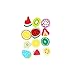 3D Fruit Animals Fimo Slice Clay DIYs Nails Art Tips Stickers Decoration by HONGTIAN