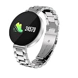 ACTIVITY TRACKER CF008 Pulsuhr,Blutdruck/Blutsauerstoff Überwachung,Farbbildschirm Borderless Design IP67 Fitness/Aktivitäts Tracker,für Android & IOS Smartphone