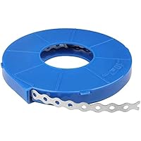 MOUNTAIN_ARK 1 Rolle (10 Meter) Lochband, Lochband Metall für Rohre Befestigungsmaterial Montagematerial Eisen…