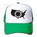 Produktbild Men and Women USA Georgia Total Solar Eclipse 2017 Youth Mesh Baseball Cap Summer Adjustable Trucker Hat