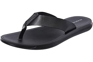 Harssidanzar Sandales tongs pour hommes, Chaussures de plage confortables en cuir microfibre doux pour l'été (Suggérer d'acheter une taille plus grande) KM215